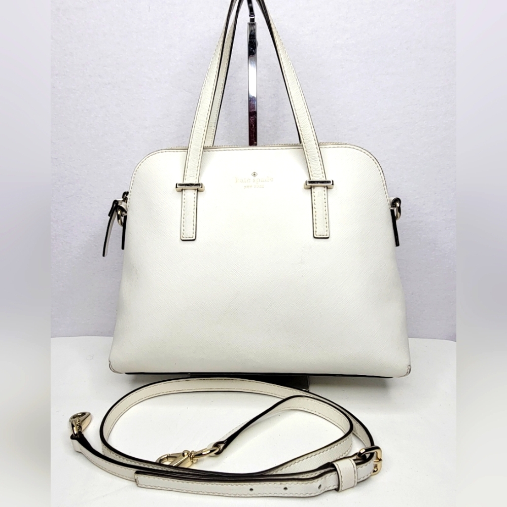 Kate Spade Gorgeous Cream Satchel Bag. P165